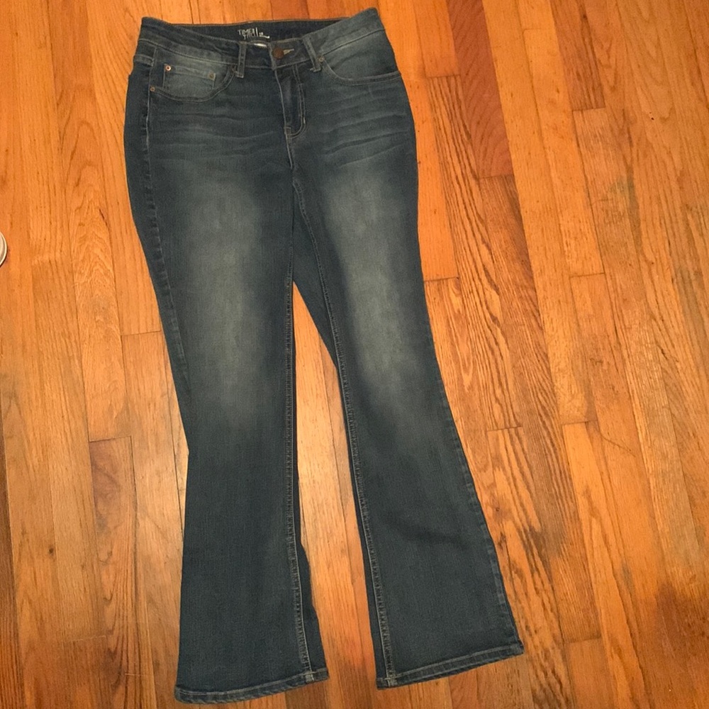 Time and try boot cut jeans